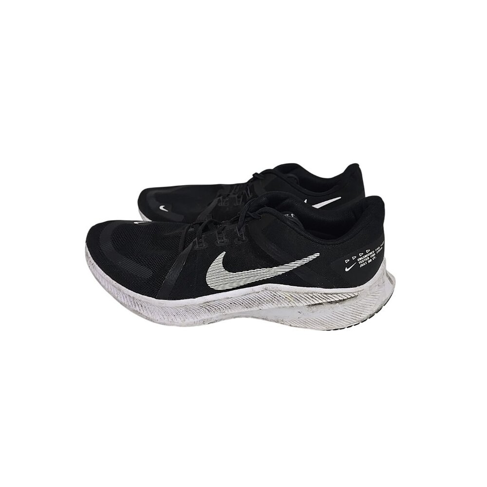 Nike Men's Quest 4 DA1105-006 Running Shoe Black White Size 12M - Picture 4 of 8